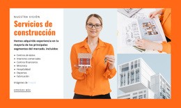 Impresionante Diseño De Sitio Web Para Servicios De Edificación Y Construcción