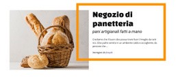 Mockup Di Sito Web Esclusivo Per Negozio Di Prodotti Da Forno