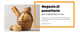 Negozio Di Prodotti Da Forno Modello CSS Di Base