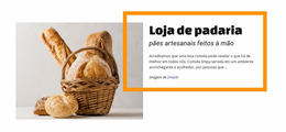 Loja De Comida De Padaria - Modelo Joomla Premium