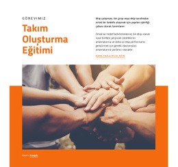 Takım Performansını Iyileştirin - Şablon HTML5, Duyarlı, Ücretsiz