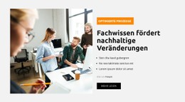 Website-Seite Für Optimierte Prozesse