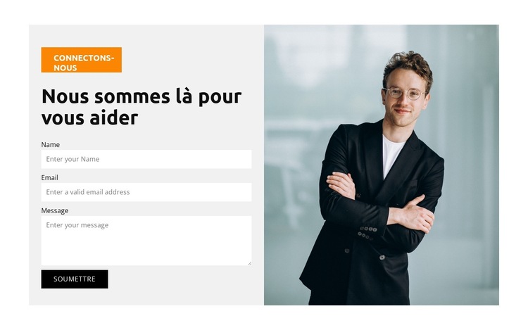 Obtenir des résultats Modèle de site Web