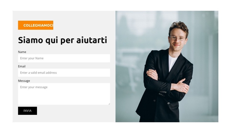 Ottenere risultati Modello di sito Web