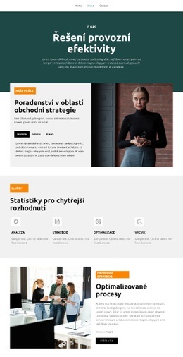 Posílení Strategických Rozhodnutí Jednoduchá Šablona HTML CSS