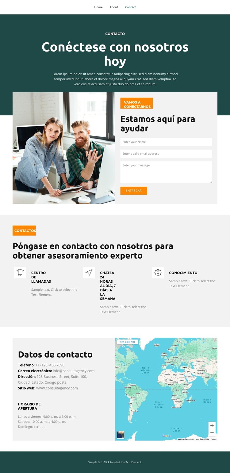 Impulsando el éxito empresarial Plantilla CSS