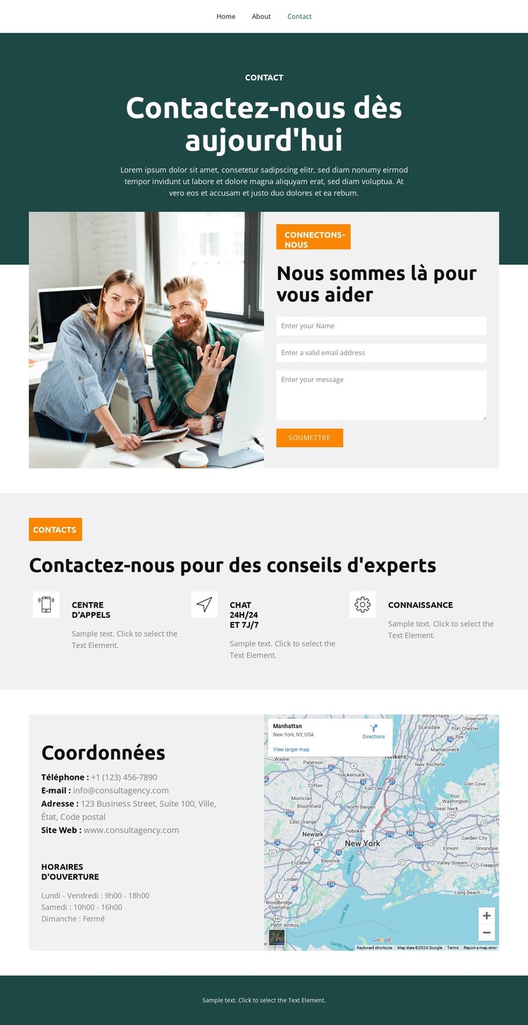 Favoriser la réussite des entreprises Modèle HTML