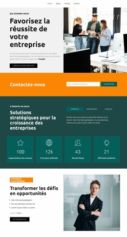 Optimisation De L'Efficacité Opérationnelle - Modèle Joomla Simple