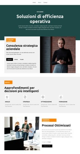 Il Modello HTML5 Più Creativo Per Potenziare Le Decisioni Strategiche