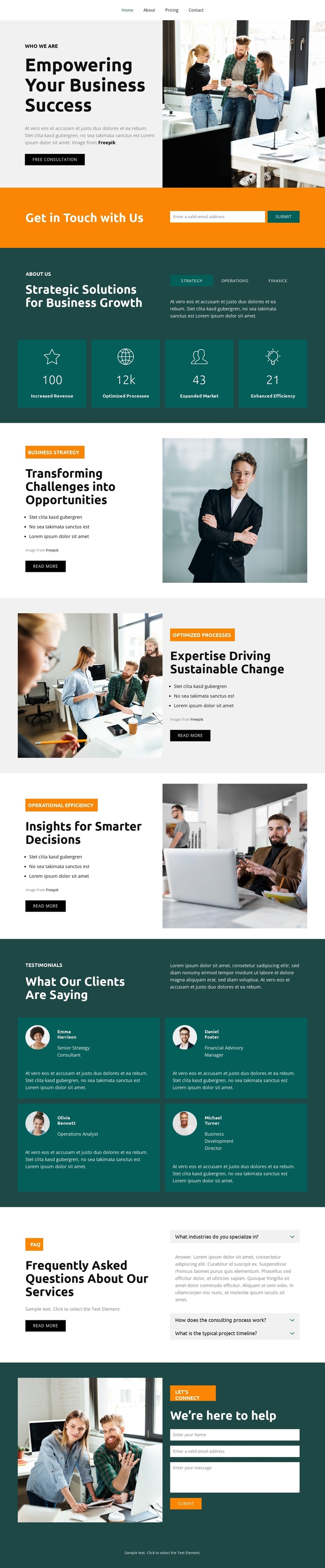 Optimizing Operational Efficiency Joomla Template