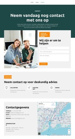 Het Succes Van Uw Bedrijf Bevorderen - HTML5-Sjabloon, Responsief, Gratis