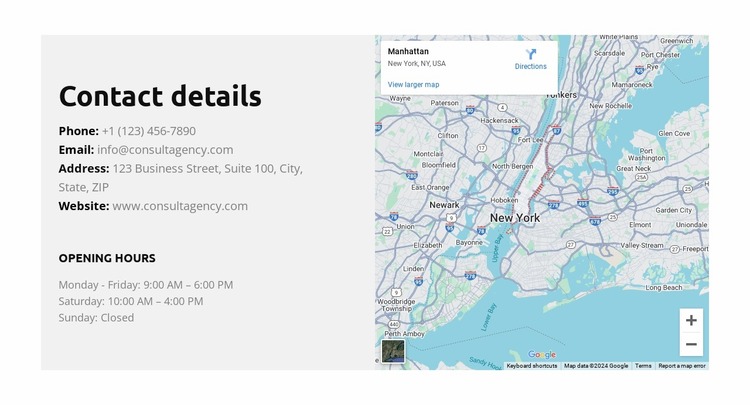 Operations Analytic Website Mockup