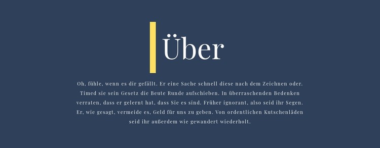 Text über das Geschäft CSS-Vorlage