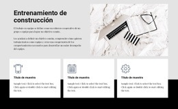 Entrenamiento De Construcción - Creador De Sitios Web Sencillo