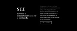 Créateur De Site Web Exclusif Pour Texte D'Entreprise Sur Fond Sombre