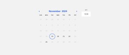 Calendario Semplice Modello Open Source