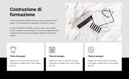 Costruire La Formazione: Modello HTML5, Reattivo, Gratuito