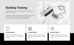 Building Training - Free Website Template