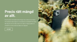 Makrofotografering - HTML-Mallkod