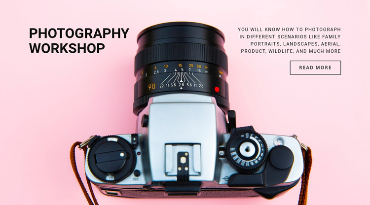 Photography workshop Template