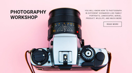 Photography Workshop Website Creator