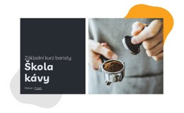 Škola Kávy – Jednoduchá HTML Šablona