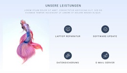 Heller Hintergrund Und Merkmale - Inspiration Für Website-Design