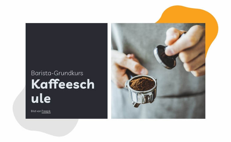 Kaffeeschule Website design