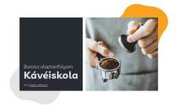 Kávéiskola - Professzionális Webhelysablon