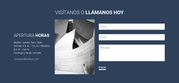 Visítanos O Llama Hoy: Inspiración Para Maquetas De Sitios Web