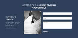 Visitez-Nous Ou Appelez Dès Aujourd'Hui : Modèle D'Une Page Pour N'Importe Quel Appareil