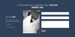 Kapcsolatfelvételi űrlap HTML Sablonok