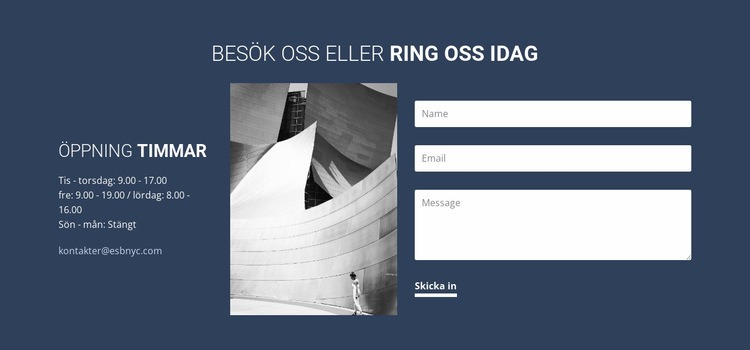 Besök oss eller ring idag Hemsidedesign