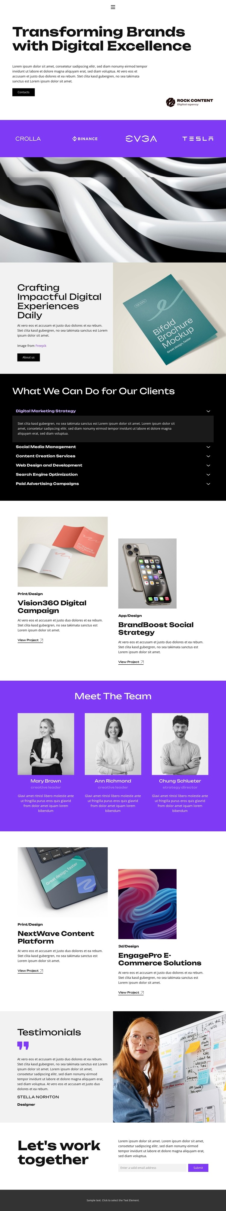 Revolutionize Online Presence CSS Template