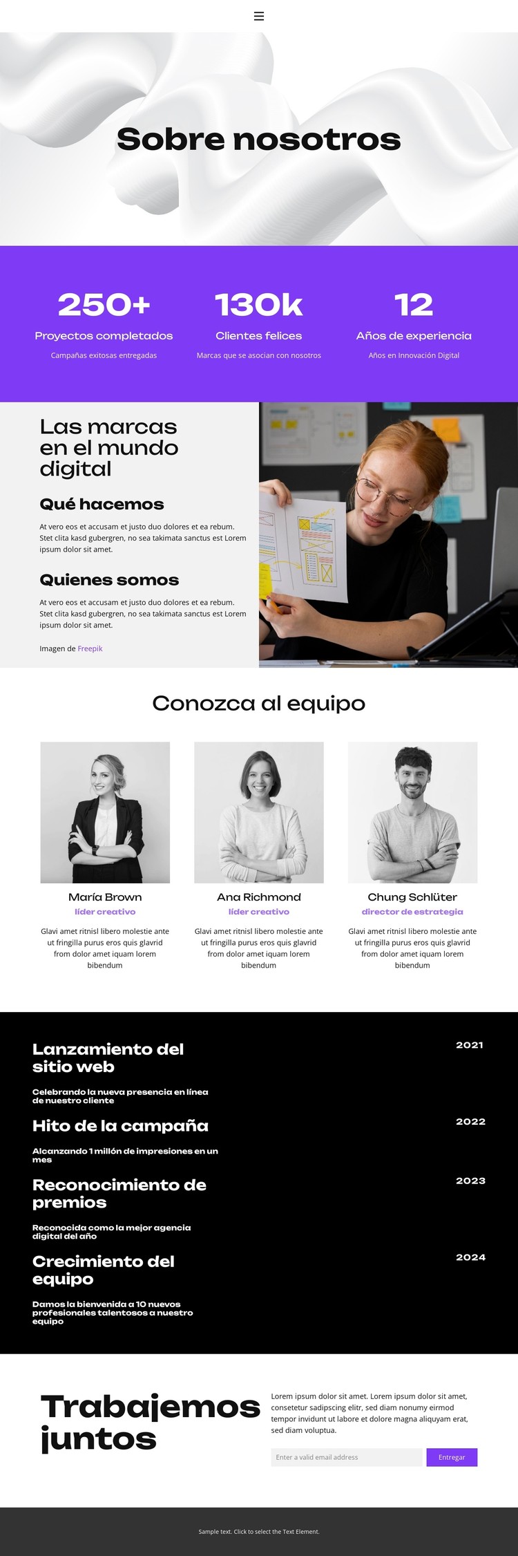 Liderar con innovación Plantilla CSS