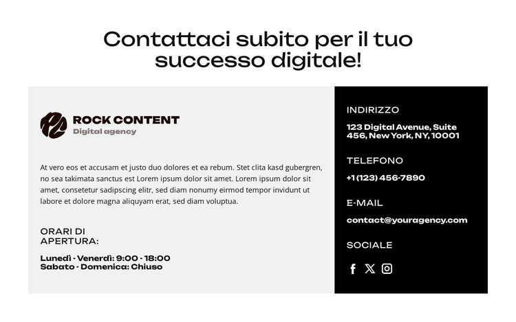 Ottimizza la tua strategia Modello di sito Web