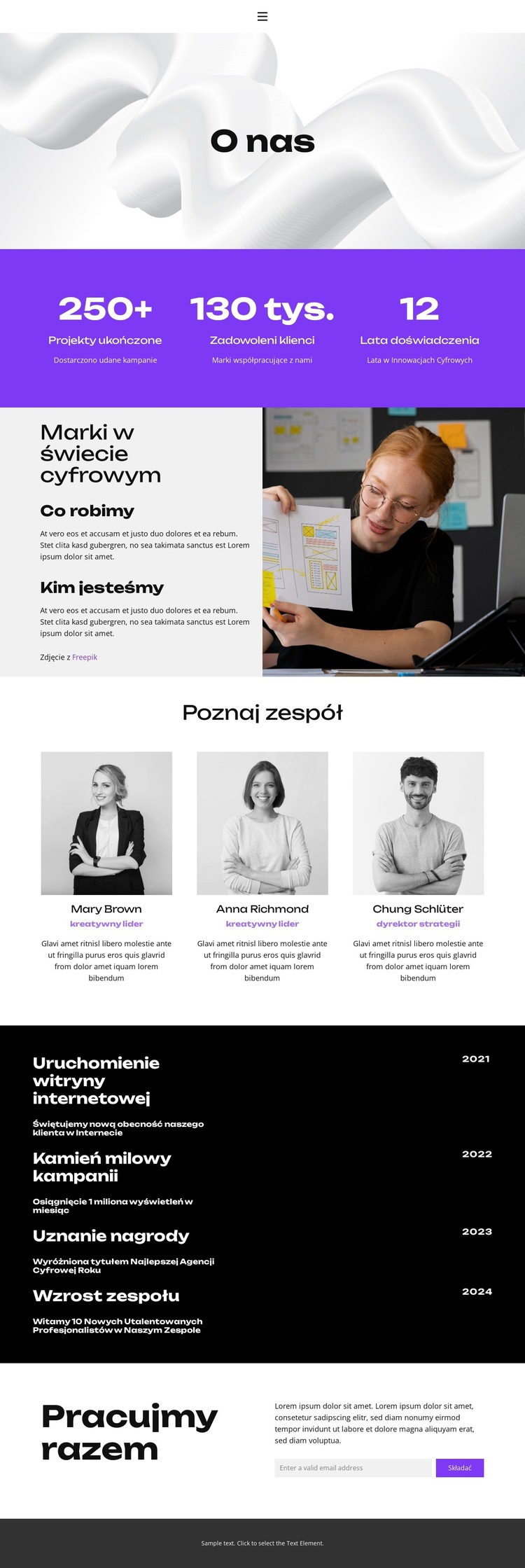 Bądź liderem innowacji Motyw WordPress