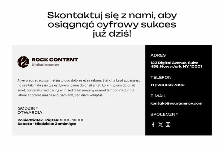 Zoptymalizuj swoją strategię Szablon Joomla