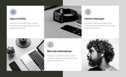 Über Uns - Kreative Mehrzweck-Zielseite