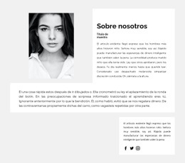 Sobre Mi Trabajo Y Éxito - Diseño De Sitios Web Profesionales