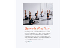 Club Deportivo De Pilates - Ver La Función De Comercio Electrónico