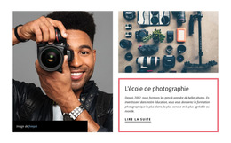 L'École De Photographie : Modèle De Site Web Simple