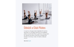 Sport Pilates Klub - Ingyenes Sablon