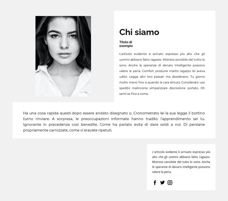 Sul mio lavoro e il mio successo Progettazione di siti web