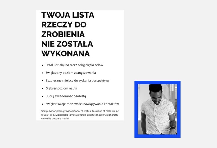 Przeglądamy listę Szablon CSS