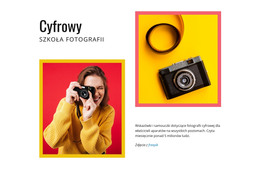 Szkoła Fotografii Cyfrowej - Szablon Strony HTML