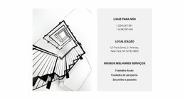 Como Nos Encontrar - Inspiração De Modelo HTML5