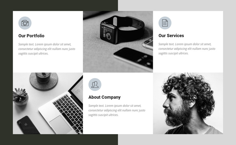 About Us Squarespace Template Alternative