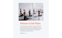 Free CSS For Sports Pilates Club