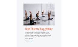 Spor Pilates Kulübü - Ücretsiz Şablon